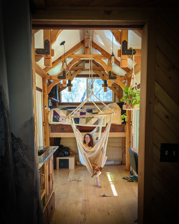This Newlywed Couple Built a Timber Framed Tiny House With No Prior Building Experience Tiny